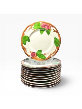 Franciscan “Apple” Set of 11 Earthenware Salad Plates 7 7/8”